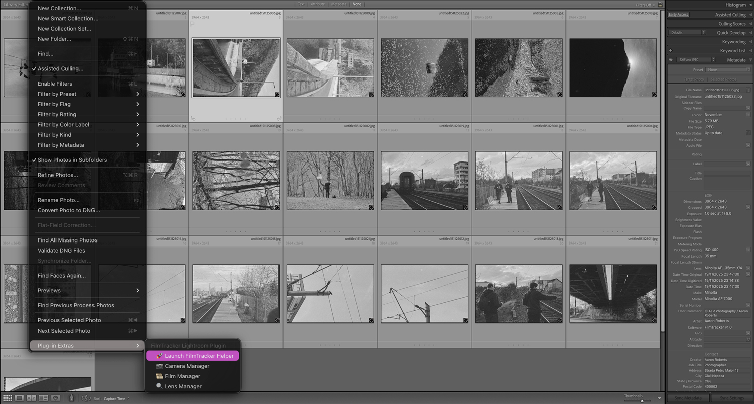 Lightroom Plugin Workflow