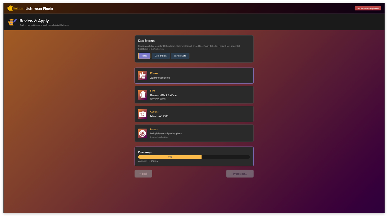 Batch Processing in Lightroom